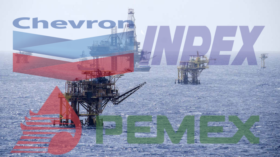 Histórico contrato de exploración de Pemex con Chevron e INPEX en costas de Tamaulipas