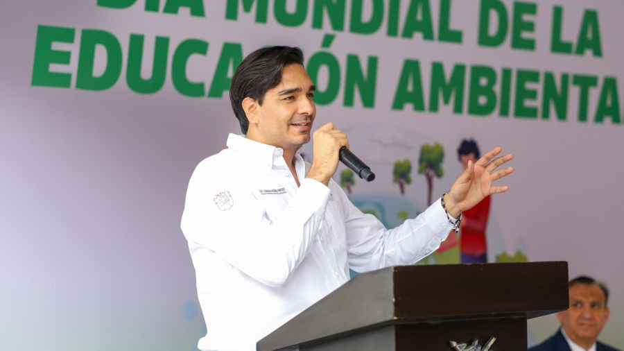 Conmemoró comunidad estudiantil Día Mundial de la Educación Ambiental con el Alcalde Carlos Peña Ortiz