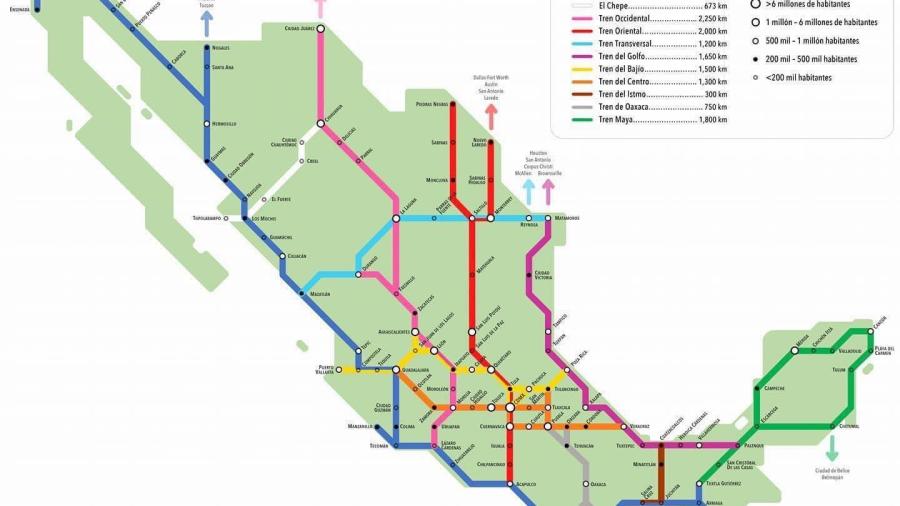 Reynosa, Matamoros, Victoria y Tampico,  estarían incluidas en el Nuevo Sistema Ferroviario de Pasajeros
