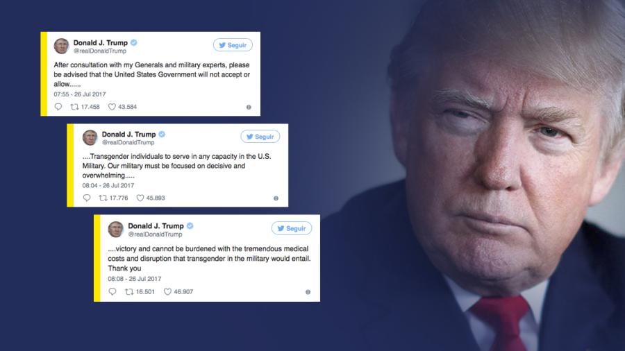 Cierra la puerta Trump a las Fuerzas Armadas a transexuales