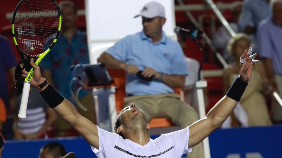 Se instala Rafael Nadal  en semifinales Del Abierto Mexicano