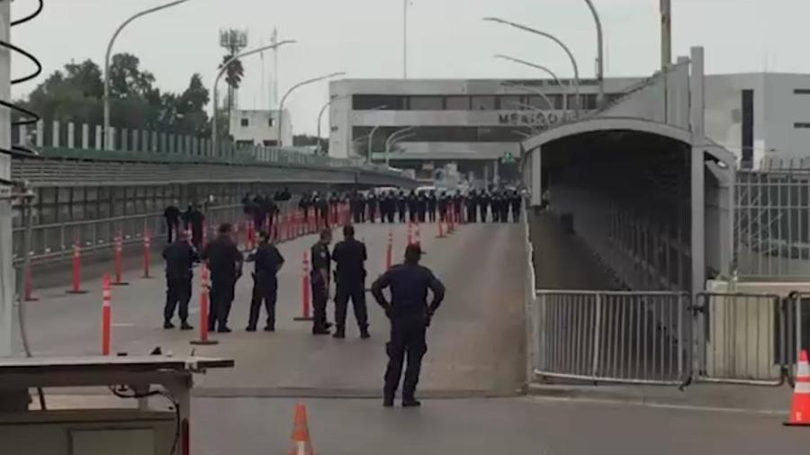 Cierran por simulacro el Puente Internacional