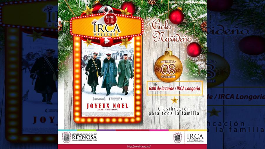 Invita Cine Club IRCA al primer filme del ciclo Navideño