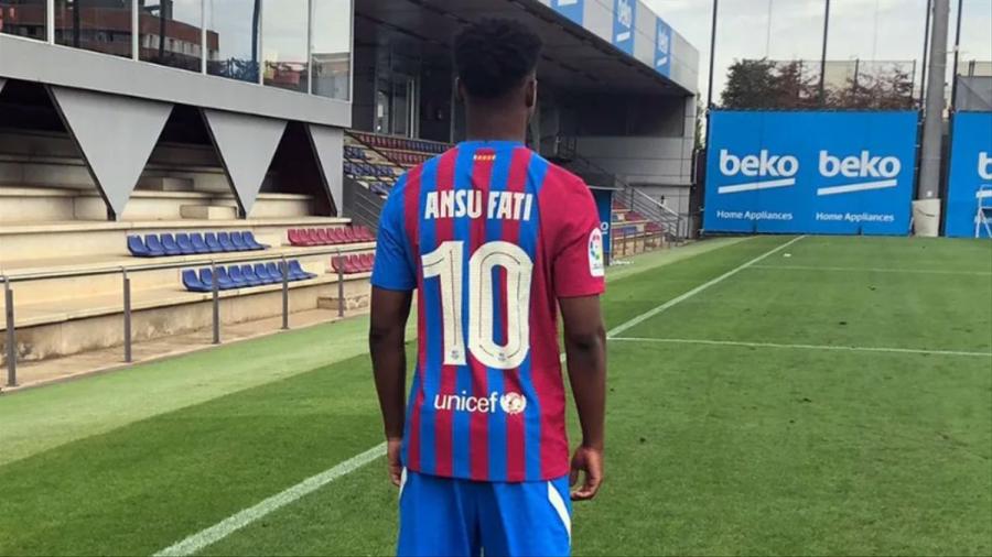 Ansu Fati portará el "10" del Barcelona