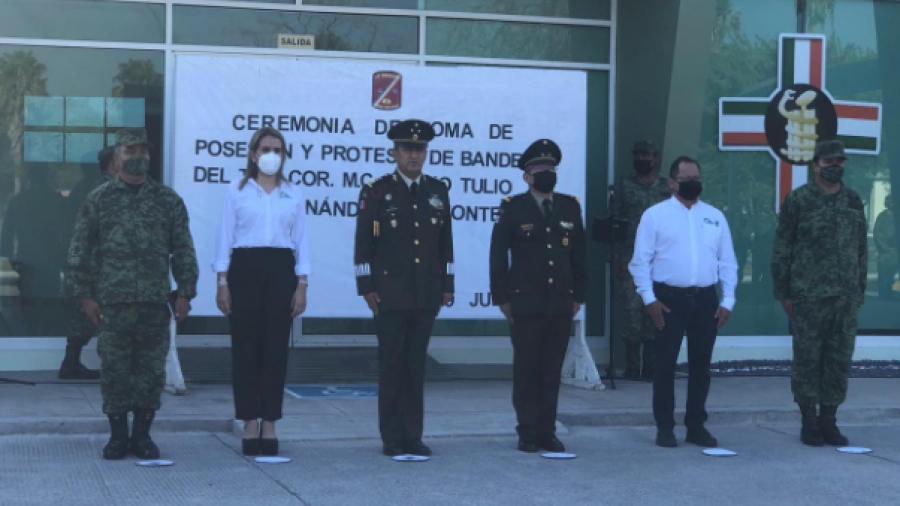 Toma protesta director de Unidad Médica  Militar Reynosa