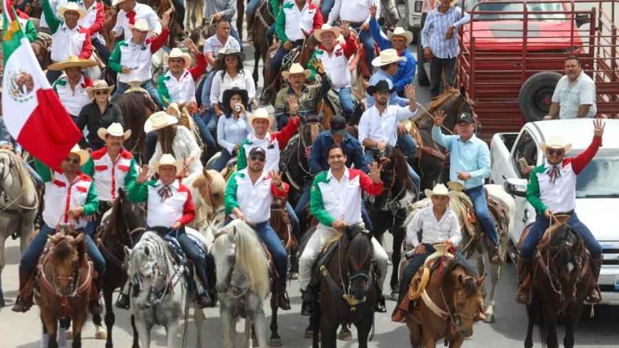 Cabalga alcaldes de la frontera por la Amistad de Reynosa, Río Bravo e Hidalgo 