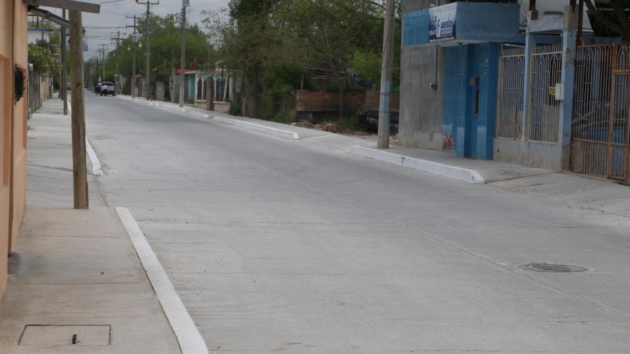 Inauguran pavimentación en colonia Almaguer