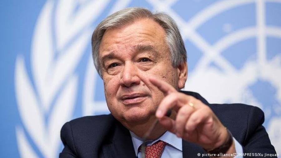 "De corazón, detenga ya a sus tropas", pide Guterres a Putin