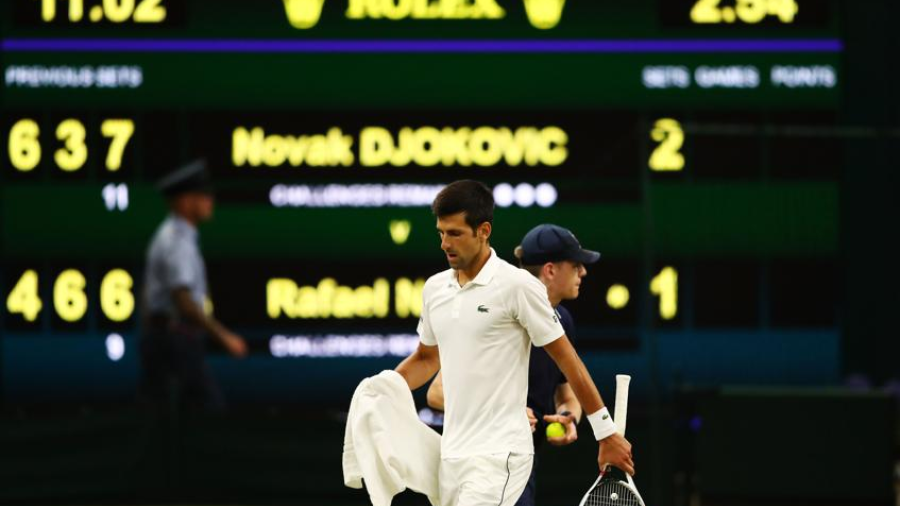Semifinal Wimbledon: Djokovic vs Nadal fue suspendida