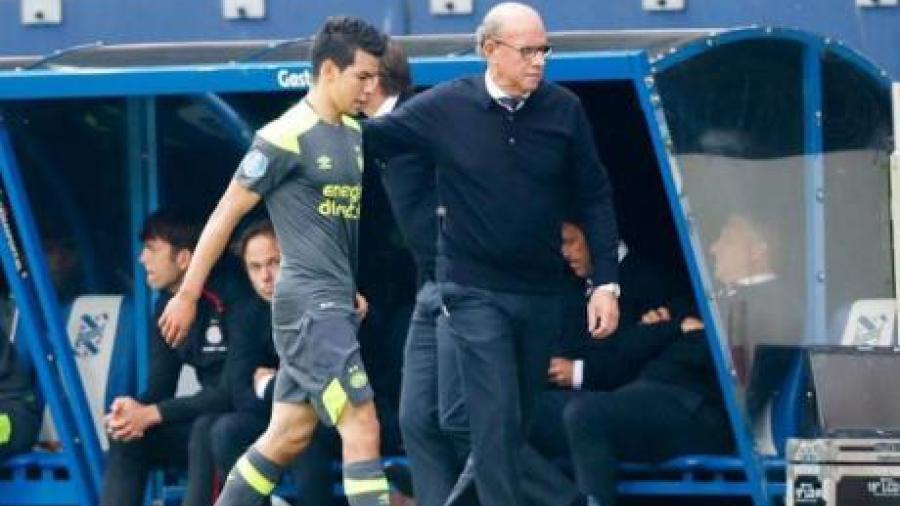Tres partidos de suspensión a Hirving Lozano por expulsión