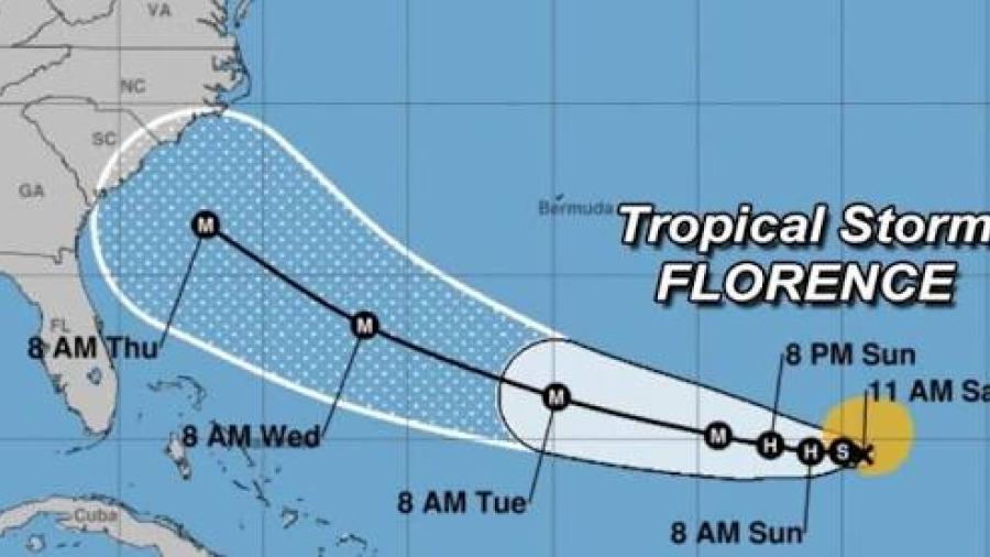 Carolina del Sur en estado de emergencia por tormenta Florence