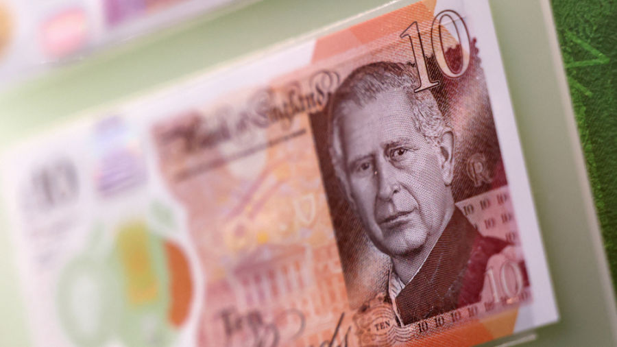 Revelan los nuevos billetes de Inglaterra con el rostro de Carlos III