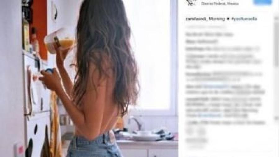 Camila Sodi borra atrevida foto de su Instagram