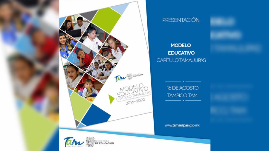 Presentarán Modelo Educativo Capítulo Tamaulipas 