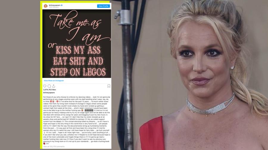 Asegura Britney Spears no se subirá a un escenario mientras su padre la siga controlando