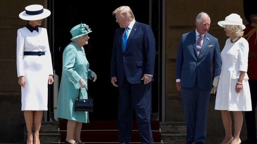 Palacio de Buckingham recibe a Donald Trump