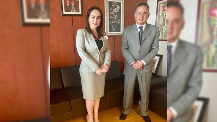 Carmen Canturosas visita a la UIF por motivos de di&aacute;logo en combate a la corrupci&oacute;n