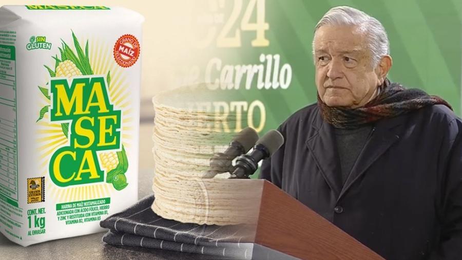 Maseca no subirá precio de la harina de maíz este año: AMLO