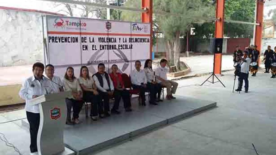 Implementan programa contra la violencia escolar en Tampico 