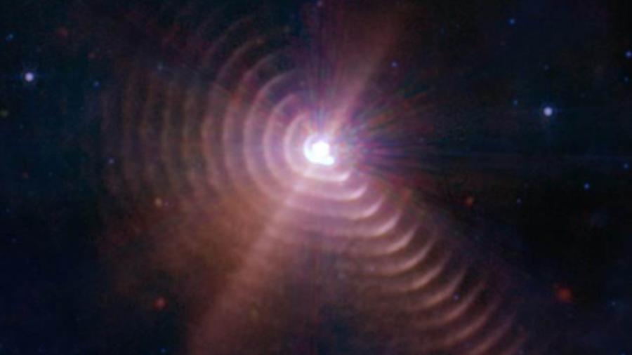 El telescopio James Webb capta choque de estrellas 