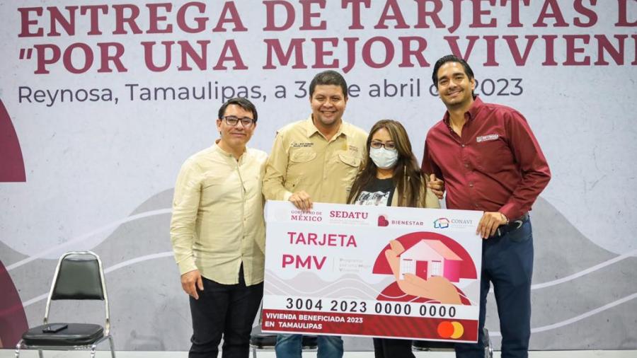 Participó Carlos Peña Ortiz en la entrega de recursos "Por una Mejor Vivienda"