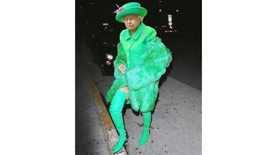 Rihanna ridiculiza a la reina de Inglaterra