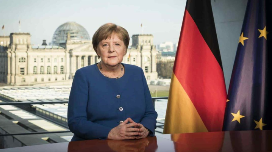 Merkel pide calma ante brote por coronavirus 