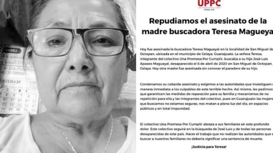 Asesinan a Teresa Magueyal, madre buscadora, afuera de un jardín de niños