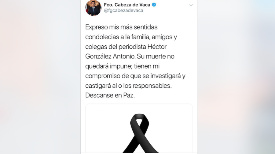 Muerte de Héctor González no quedará impune: FGCDV