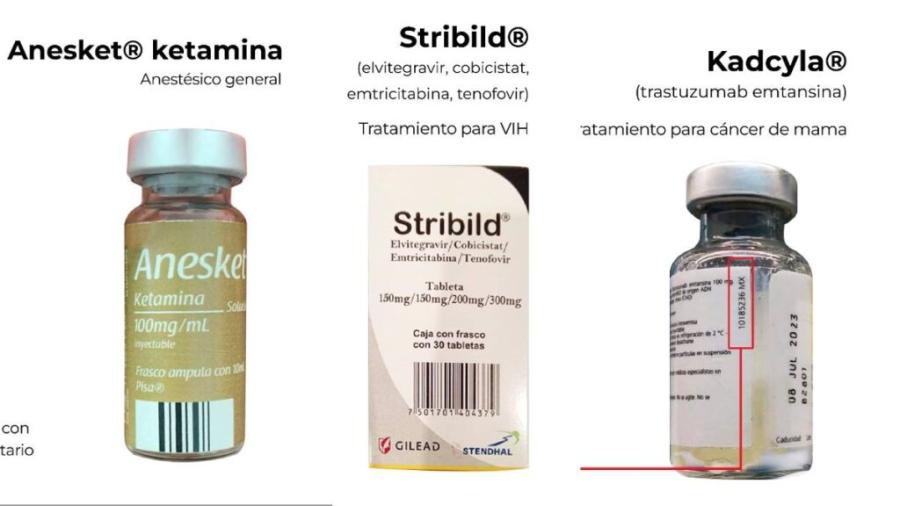 Cofepris alerta de falsificación de tres medicamentos