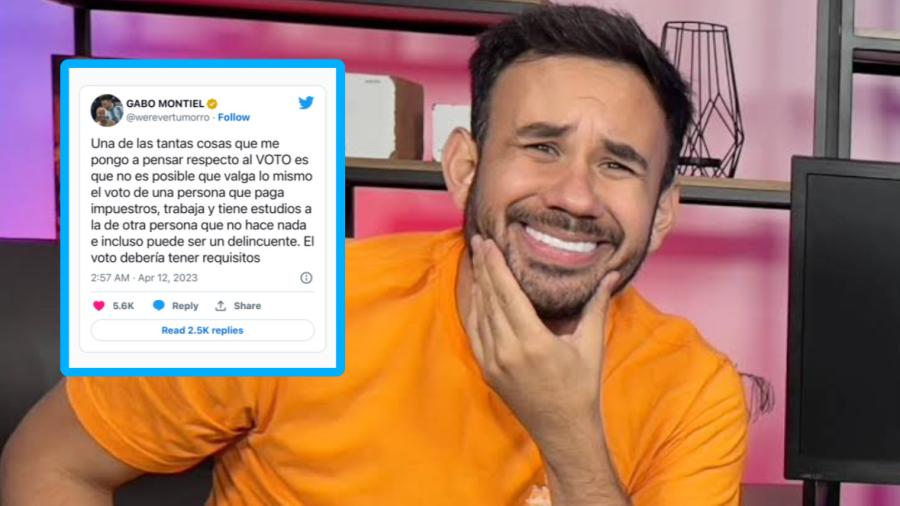 Werevertumorro genera polémica tras tuit sobre el voto 