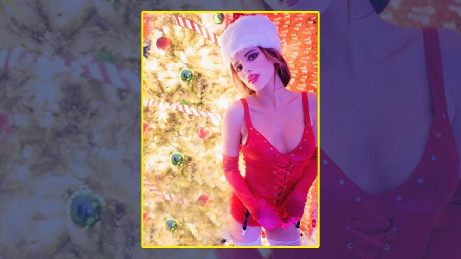 Así recibe Bella Thorne la Navidad