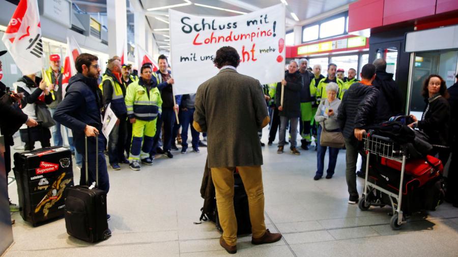 Huelga en aeropuertos de Berlín cancela cientos de vuelos