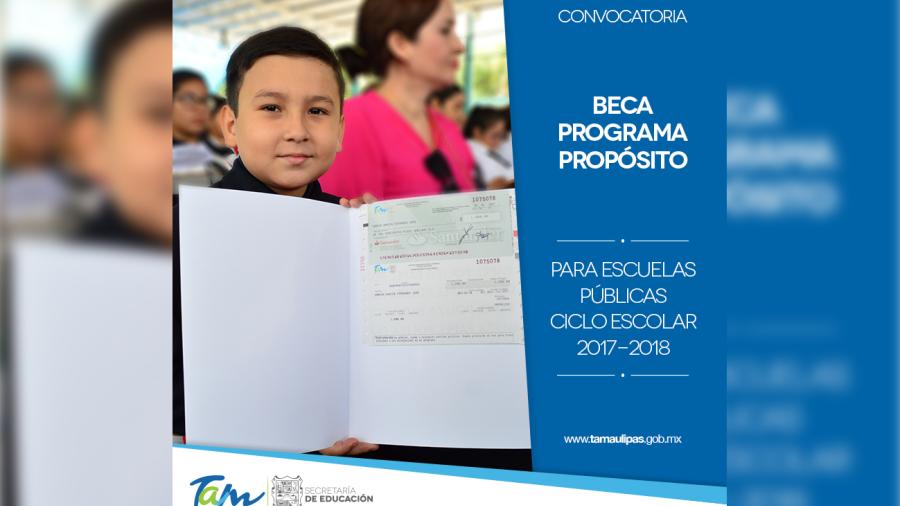 Invitan a tramitar Beca del Programa “Propósito”