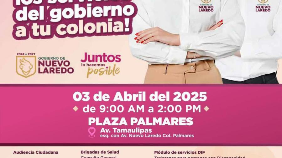 Llegará presidencia cerquita de ti a Palmares