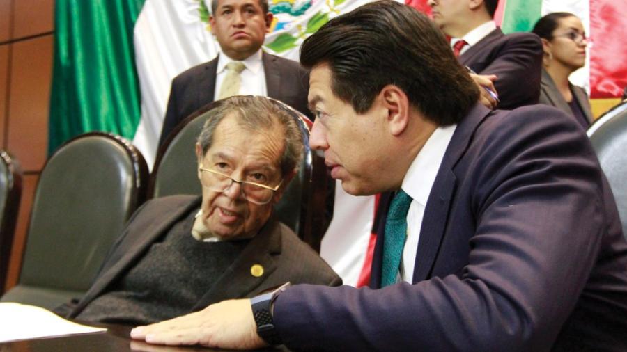 Muñoz Ledo y Mario Delgado empatan para presidencia de Morena 