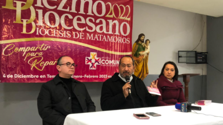 Invitan a católicos a cooperar con diezmo