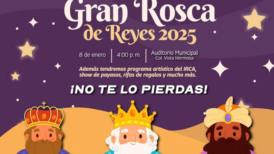 Compartirán familias reynosenses la Gran Rosca de Reyes con Carlos Peña Ortiz