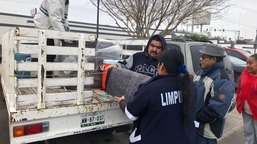 DIF Tamaulipas reparte alimentos y cobertores en instituciones