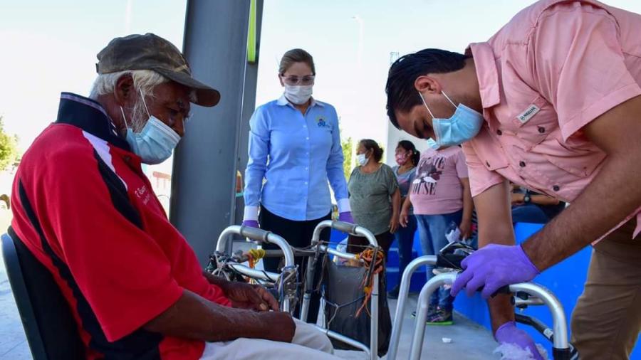 DIF Reynosa presente en los ejidos ante la pandemia del Covid-19