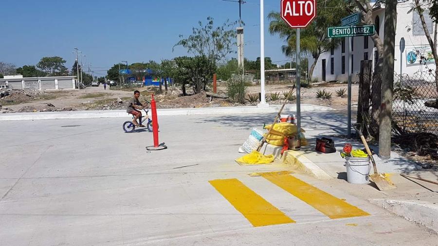 Pavimenta Maki calle de la Nuevo Amanecer