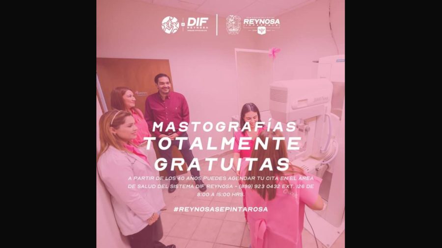 Apoya DIF Reynosa a mujeres con prevención contra el cáncer de mama