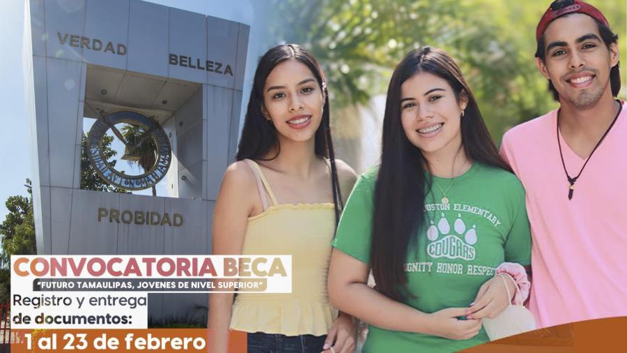 Convoca la UAT a sus estudiantes a participar por la beca Futuro Tamaulipas