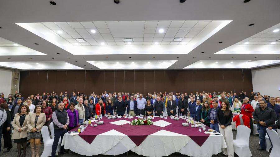 Convivió Alcalde Carlos Peña Ortiz por Día del Periodista con comunicadores de Reynosa 