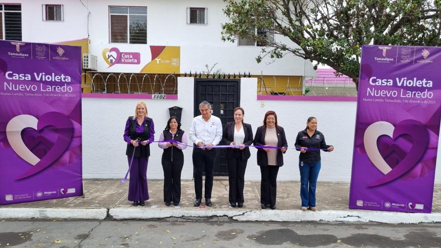 Apertura tercera Casa Violeta en Tamaulipas
