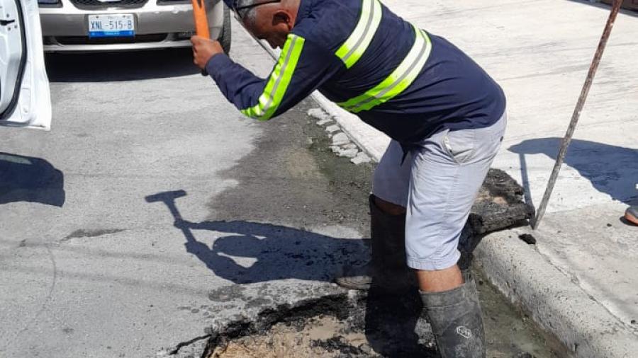 Solucionó Comapa fugas de agua potable en la colonia Aztlán