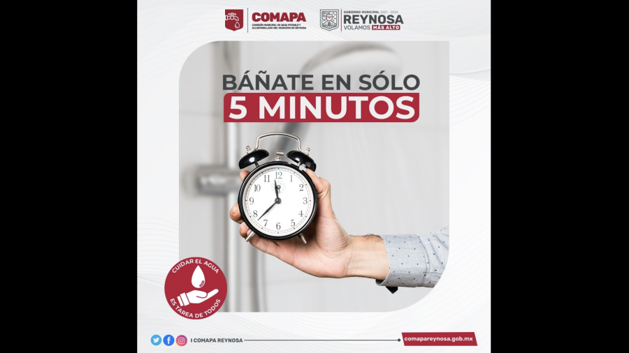 Invita COMAPA a contribuir a la conservación del agua