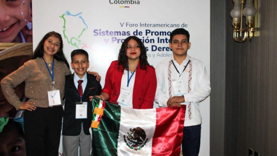 Destaca Tamaulipas en foro internacional sobre derechos de la niñez y adolescencia en Colombia