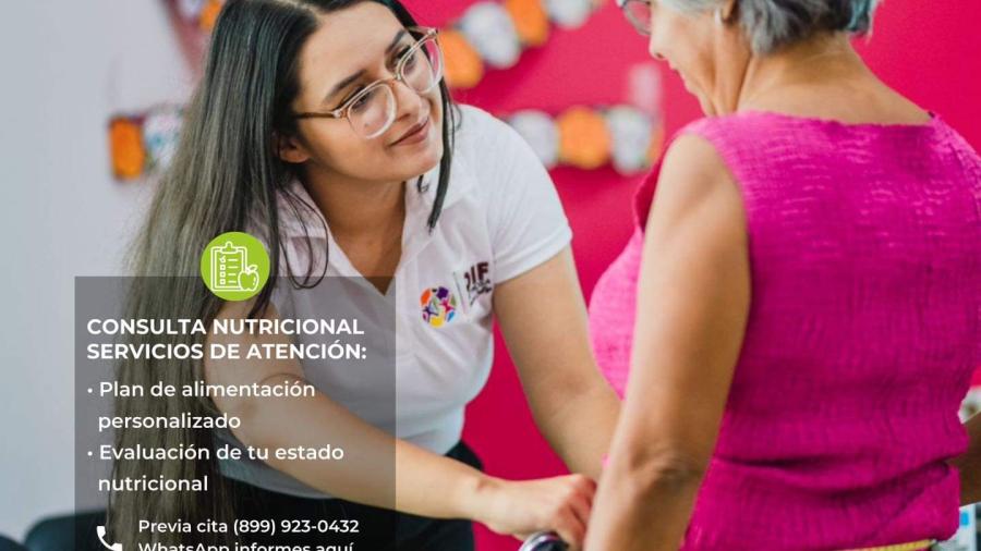 DIF Reynosa Ofrece Consultas Nutricionales para Mejorar la Salud de la Comunidad