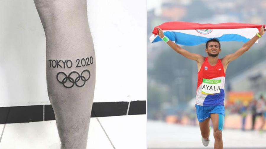 Atleta paraguayo se tatúa "Tokyo 2020"; pide ayuda para modificarlo 